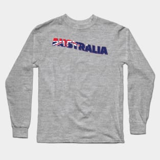 Australia Vintage style retro souvenir Long Sleeve T-Shirt